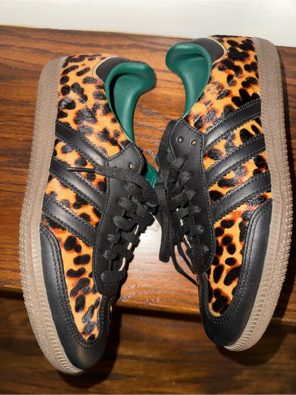 Adidas Samba OG Leopard Pony Hair Sneakers – Women’s US 8 - Picture 4 of 8